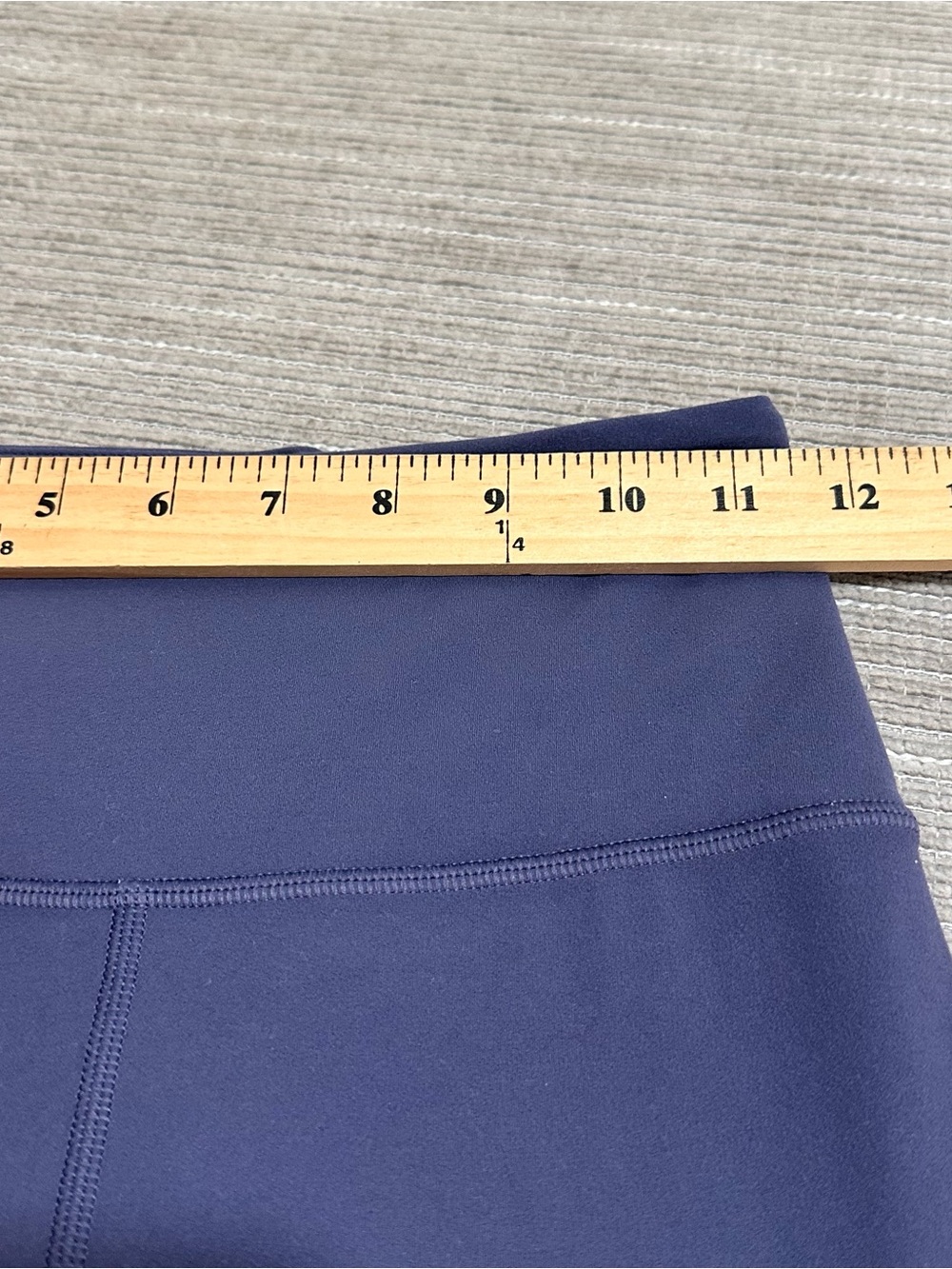 Athleta High Rise 7/8 Cropped Leggings Navy Blue Women's Size XS - Picture 4 of 8